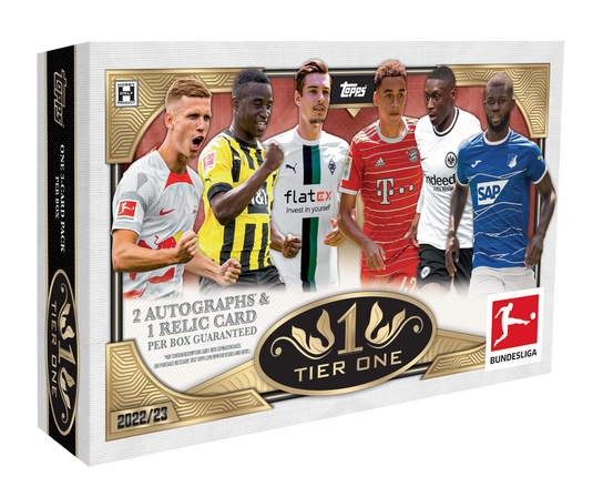 2022-23 Topps Tier One Bundesliga Soccer Hobby Box
