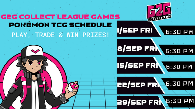 G2G Collect League Games - Pokémon Trading Card Game - September