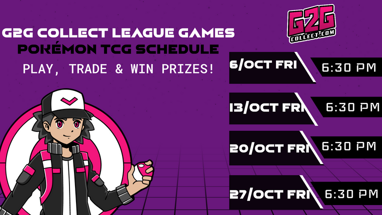 G2G Collect League Games - Pokémon Trading Card Game - October