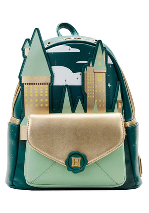 Loungefly Harry Potter Golden Hogwarts Castle Backpack
