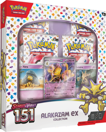 Pokémon Scarlet and Violet 151 Alakazam Ex Collection Box