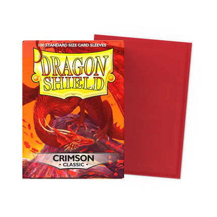 Dragon Shield Sleeves Classic - CRIMSON - 100CT