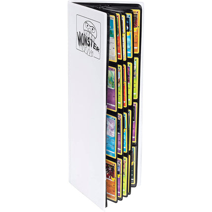 8 Pocket Tower Monster White Matte Binder