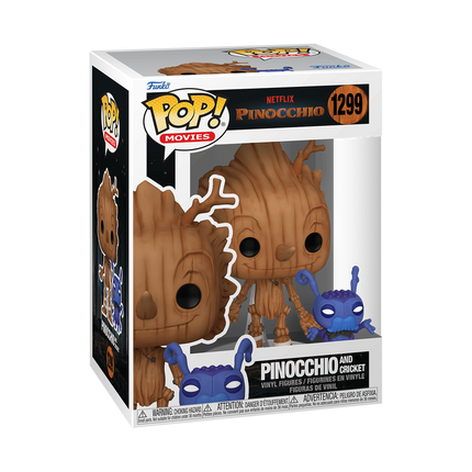 Funko Pop Movies Netflix Pinocchio and Cricket 1299