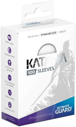 Ultimate Guard Katana Sleeves Standard Size 100CT - White