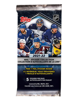 Topps NHL Hockey Sticker Collection Pack 2021-22
