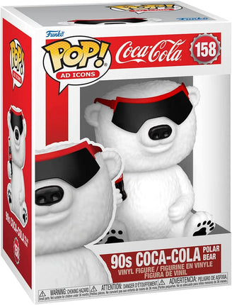 Funko Pop Ad Icons Coca Cola Polar Bear 90’s 158