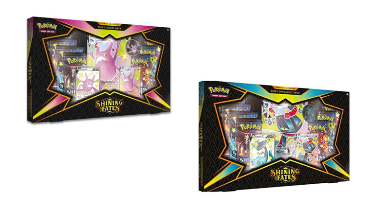 Pokémon Shining Fates Premium Collection - Shiny Crobat Vmax / Shiny Dragapult Vmax