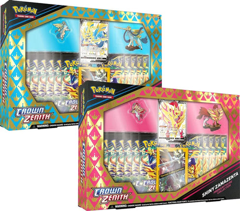 Pokémon Crown Zenith Premium Figure Collection - Shiny Zacian / Shiny Zamazenta