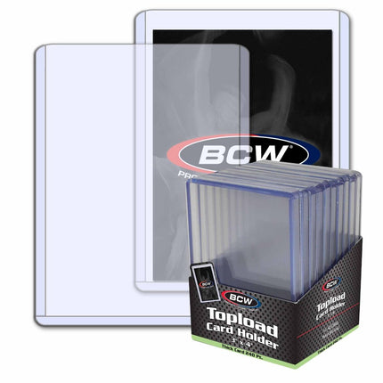 BCW Toploader 3x4 - 240 PT 7mm Thick