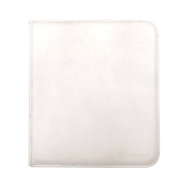 Ultra PRO Binder 12 Pocket Vivid Zippered White