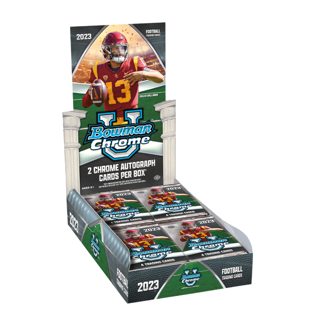 2023 Bowman University Chrome Football - Hobby Box