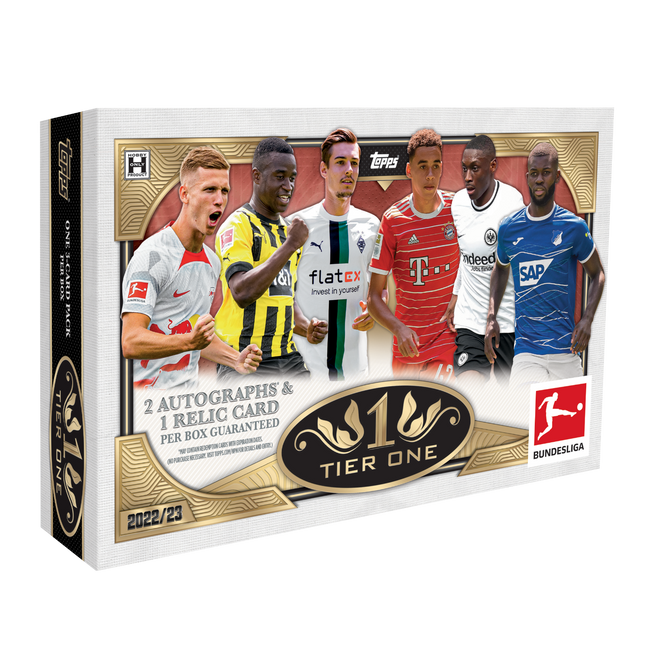2022-23 Topps Tier One Bundesliga Soccer Hobby Box