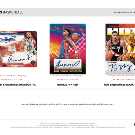 2024 Panini NBA Hoops Basketball Hobby Box
