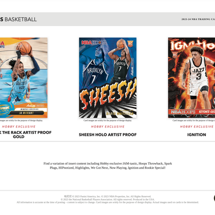 2024 Panini NBA Hoops Basketball Hobby Box