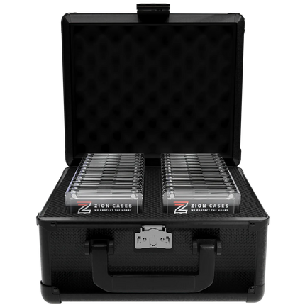 Zion Cases Slab Case 2 Row - Black