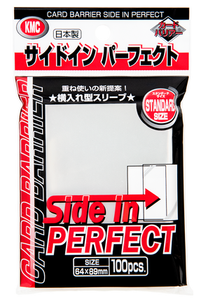 KMC Perfect Fit Side-In Clear Sleeves 100CT