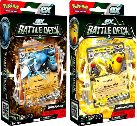 Pokémon EX Battle Decks - Ampharos EX / Lucario EX
