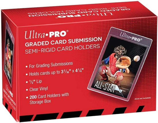 Ultra Pro Semi Rigid Graded Submission Card Holder- 200ct