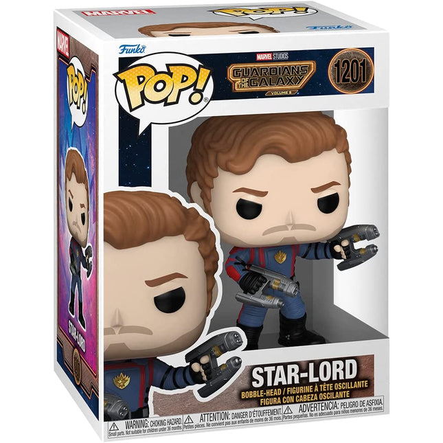 Funko Pop! POP! Marvel: Guardians of The Galaxy Volume 3 - Star-Lord 1201