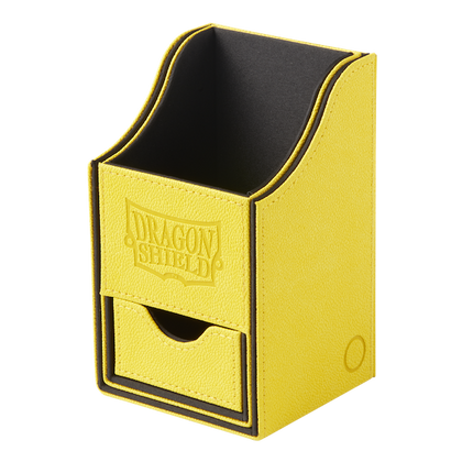 Dragon Shield Nest +100 Yellow/Black Deck Box