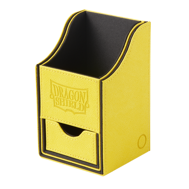 Dragon Shield Nest +100 Yellow/Black Deck Box