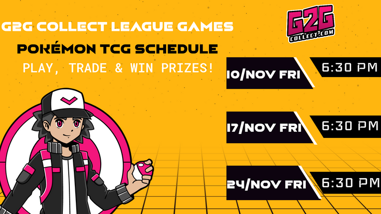 G2G Collect League Games - Pokémon Trading Card Game - November