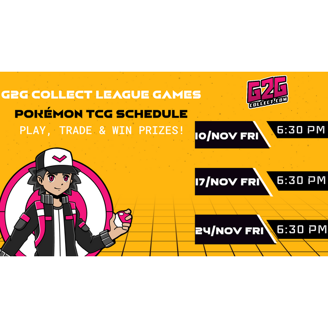 G2G Collect League Games - Pokémon Trading Card Game - November