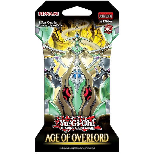 Yu Gi Oh! Age of Overlord - 1st Edition Sleeved Booster Pack