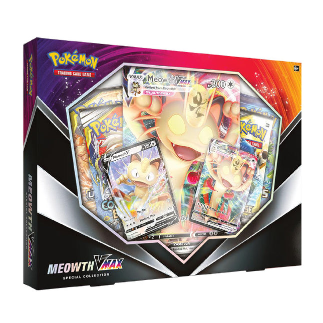 Pokémon Meowth Vmax Special Collection Box