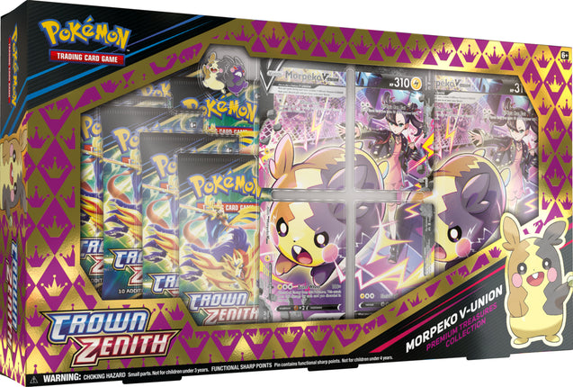 Pokémon Crown Zenith Premium Treasures Collection - Morpeko V-UNION