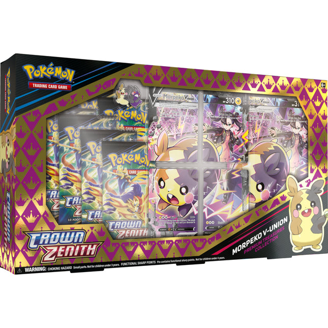 Pokémon Crown Zenith Premium Treasures Collection - Morpeko V-UNION