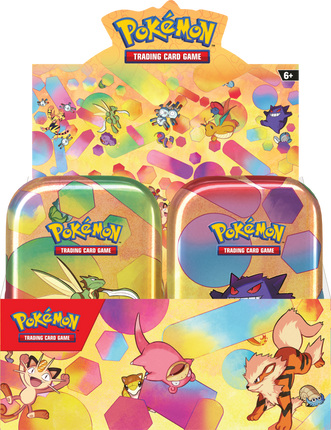 Pokémon Scarlet and Violet 151 Mini Tins Display Box