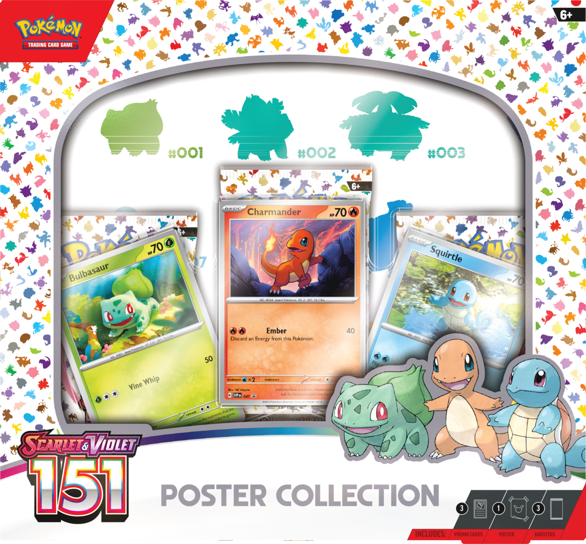 pokmon trading card game scarlet & violet 151 poster collection Pokmon Trading Card Game: Scarlet and Violet 151 Poster Collection Rocket Collectibles