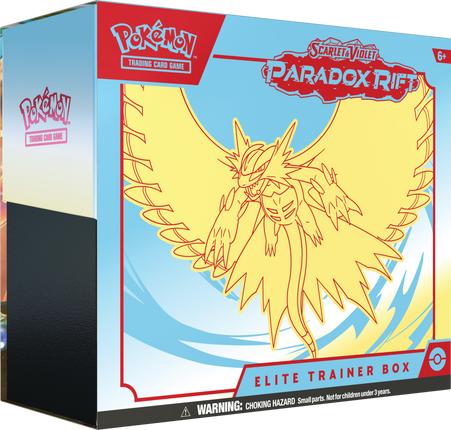Pokémon Paradox Rift Elite Trainer Box - Roaring Moon/Iron Valiant