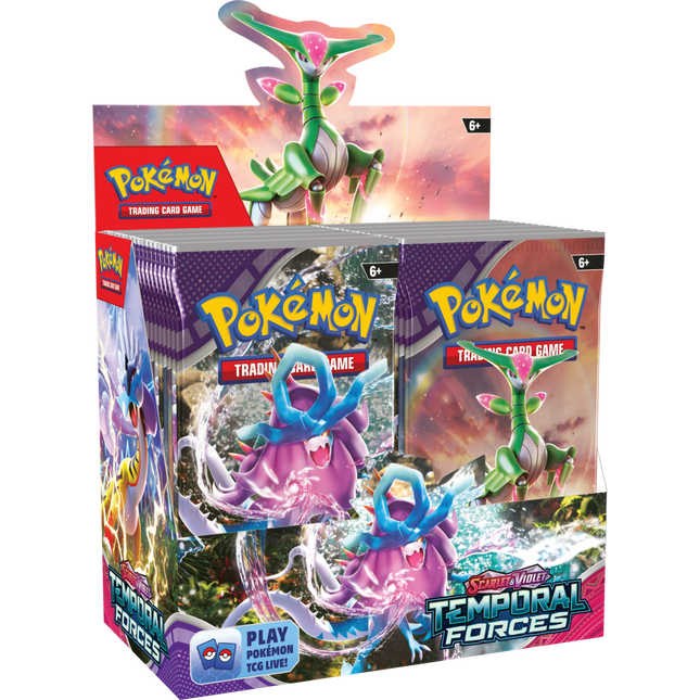 Pokémon Scarlet & Violet Temporal Forces Booster Display