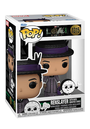 Funko Pop! Marvel Loki Season 2 Renslayer W/Miss Minutes 1893 #1315