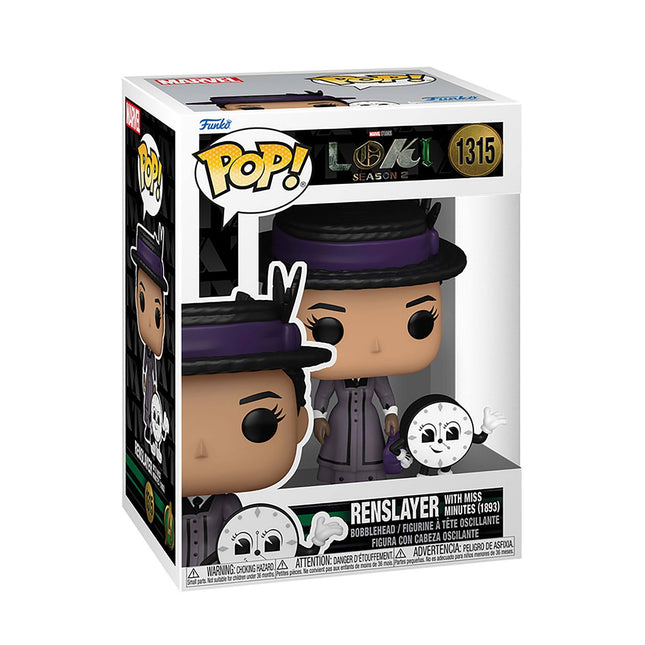 Funko Pop! Marvel Loki Season 2 Renslayer W/Miss Minutes 1893 #1315