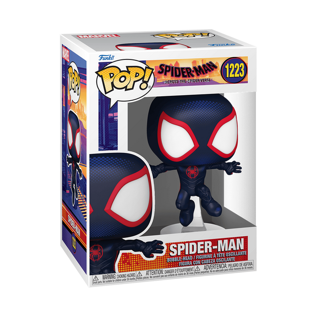 Funko Pop! Spider-Man Across The Spiderverse: Spider-Man Bobble-Head 1223