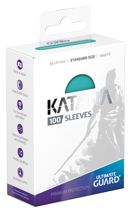 Ultimate Guard Katana Sleeves Standard Size 100CT - Turquoise