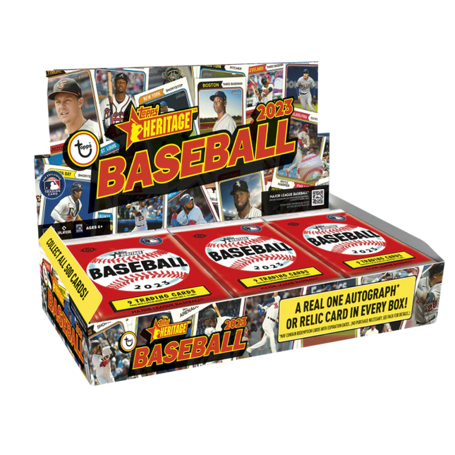 Topps 2023 Heritage Baseball Hobby Box