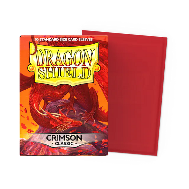 Dragon Shield Sleeves Classic - CRIMSON -  100CT