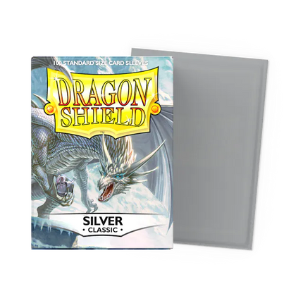 Dragon Shield Sleeves Classic - SILVER -  100CT