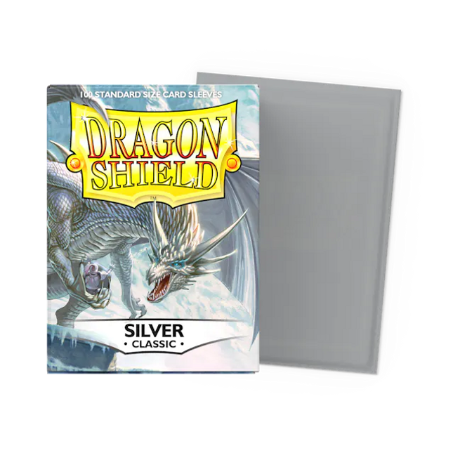 Dragon Shield Sleeves Classic - SILVER -  100CT