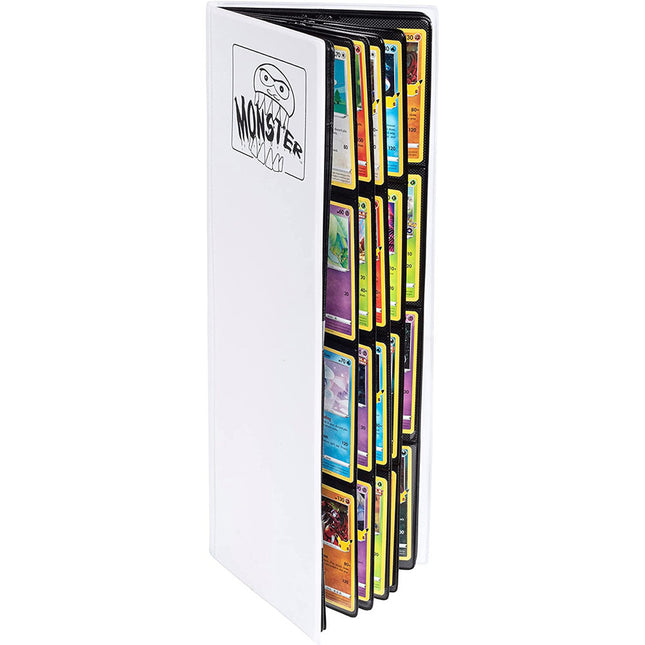 8 Pocket Tower Monster White Matte Binder