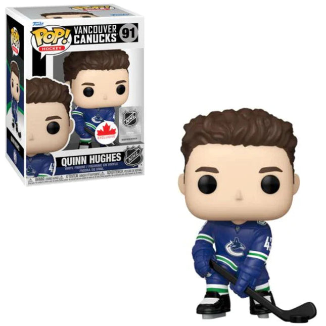 Funko Pop NHL Canucks Quinn Hughes (Home Blue) 91