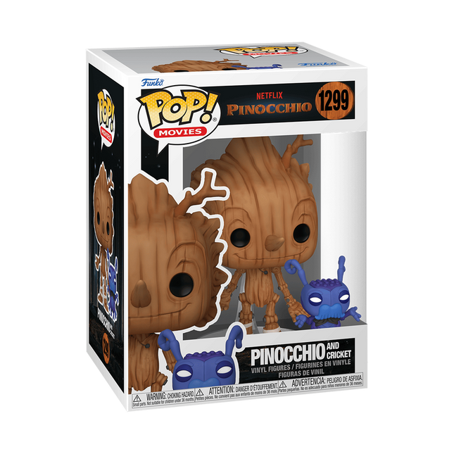 Funko Pop Movies Netflix Pinocchio and Cricket 1299