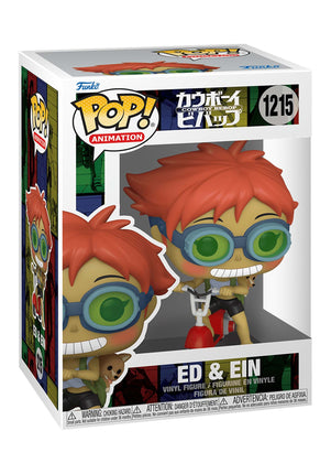 Funko Pop! POP! Animation: Cowboy Bebop - Ed & Ein On Scooter 1215