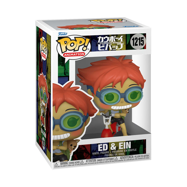 Funko Pop! POP! Animation: Cowboy Bebop - Ed & Ein On Scooter 1215