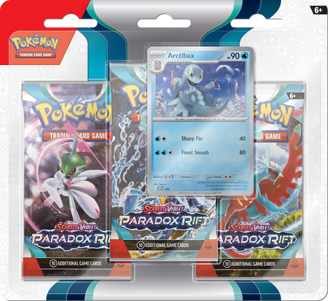 Pokémon Paradox Rift 3 Pack Blister